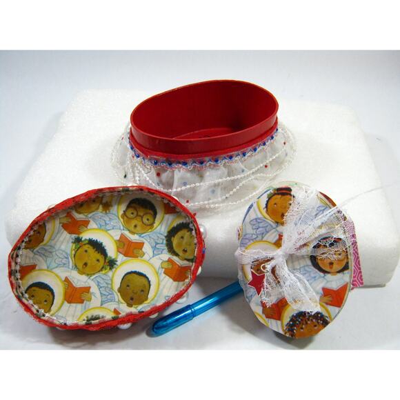 Keepsake Box for Jewelry Trinkets  Mementos Photos  w/ Mini Journal + Potpourri - Picture 5 of 8